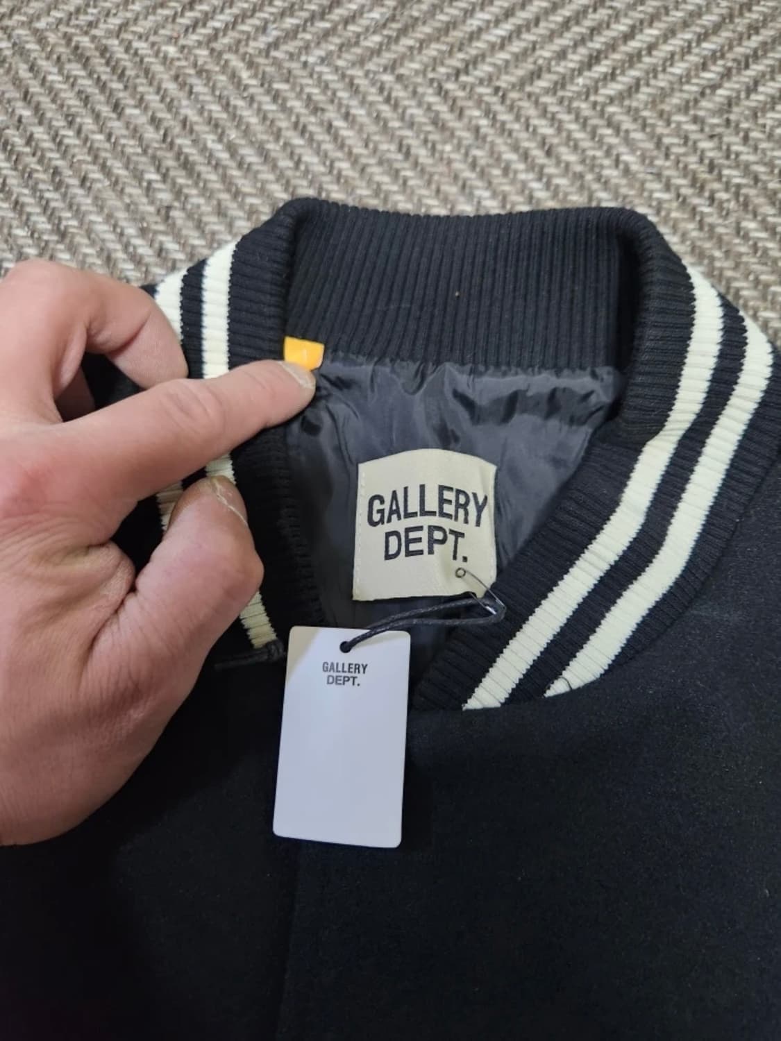 갤러리디파트먼트 바시티 자켓 블랙 XL 상품이미지3