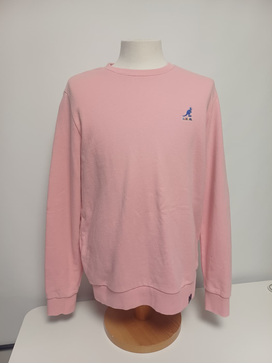 캉골 베이직 클럽 맨투맨 핑크 (사이즈 L) 상품이미지1