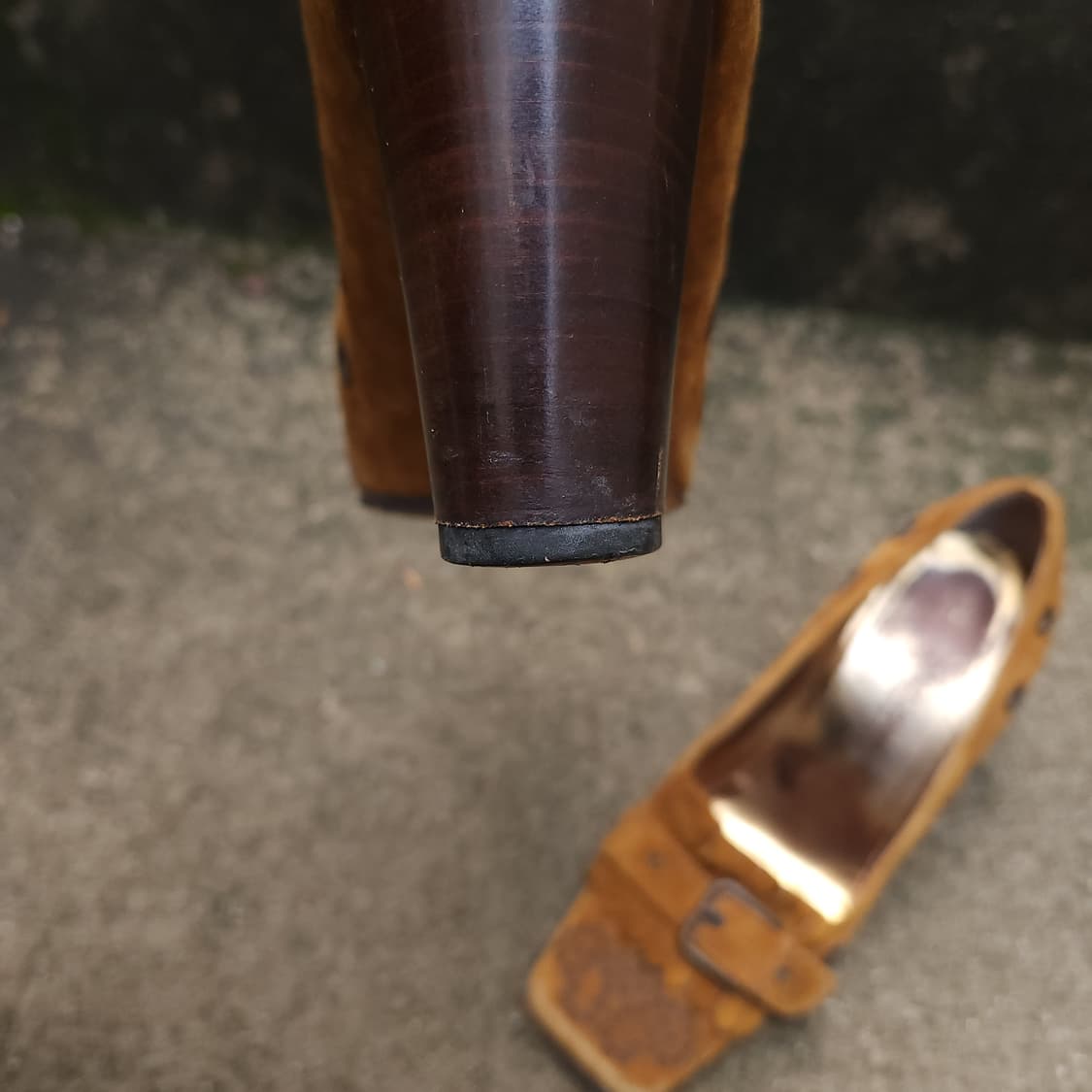 [36.5] Dolce & Gabbana 스웨이드 여성 구두 상품이미지9