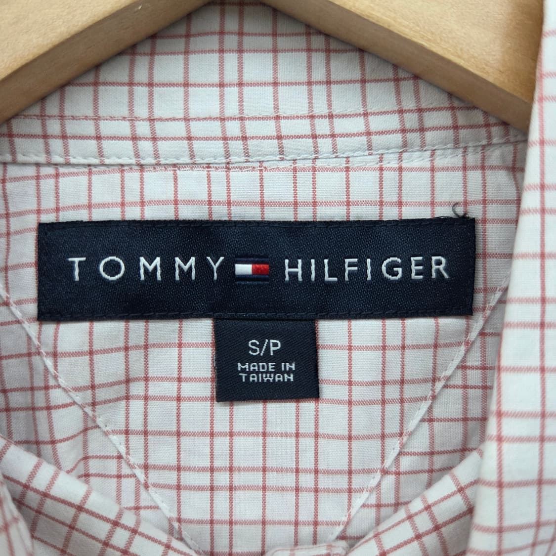 타미힐피거 핑크 체크 긴팔 셔츠 남s 상품이미지4