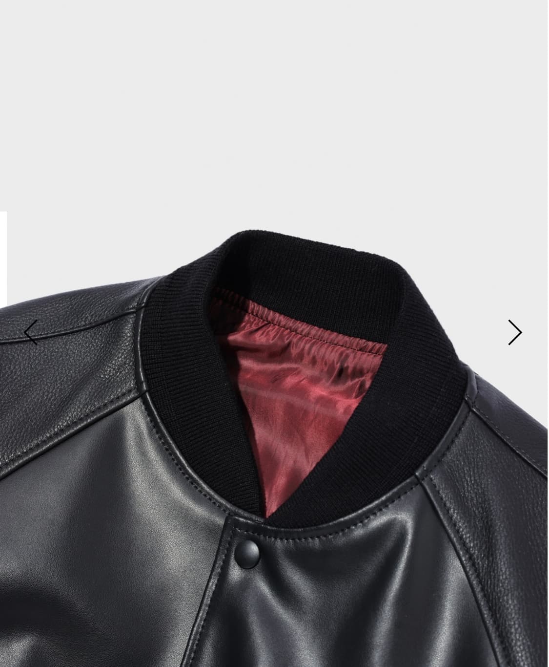 Leather Varsity Jacket (L) 상품이미지5