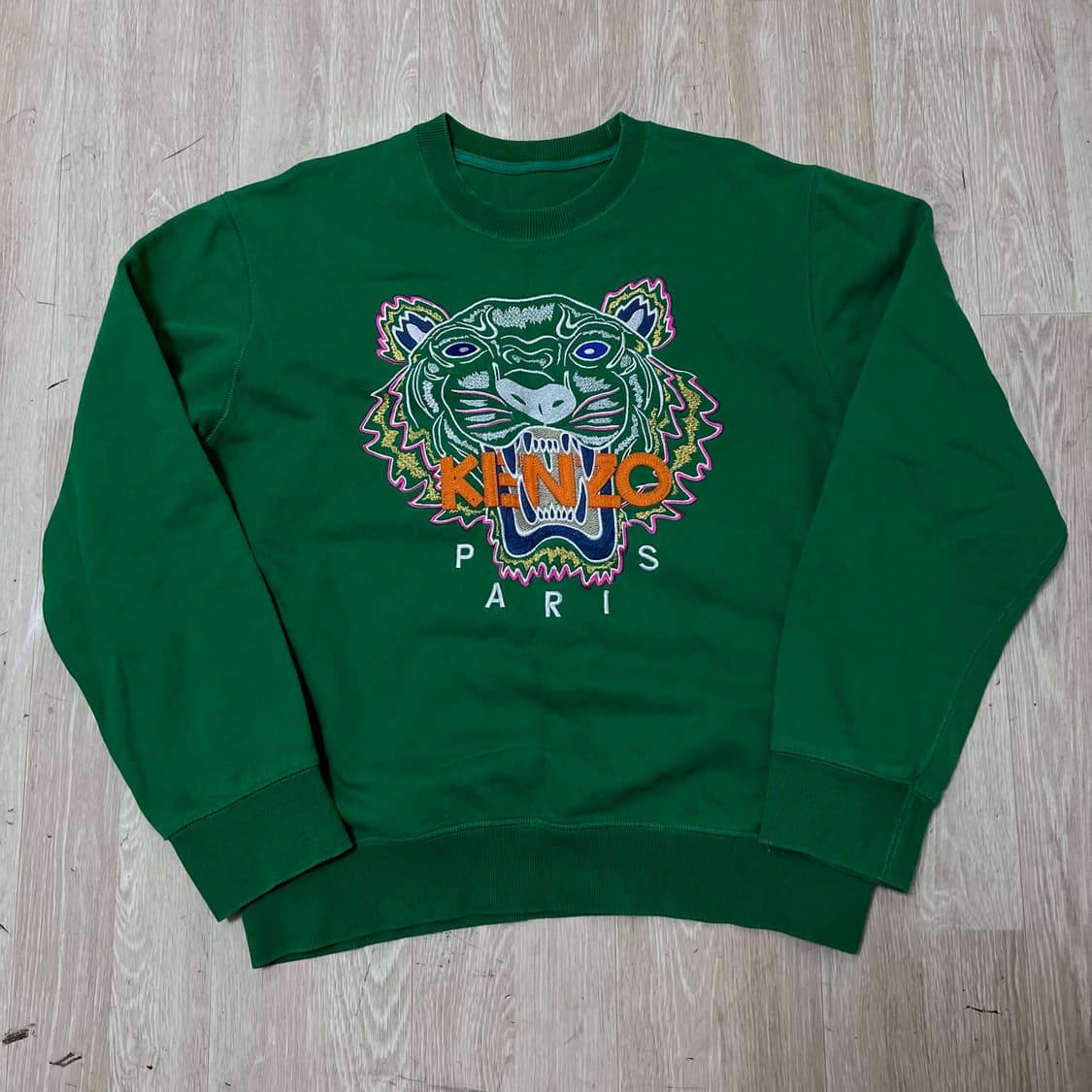 겐조 타이거 자수 빅로고 맨투맨 L/100  상품이미지1