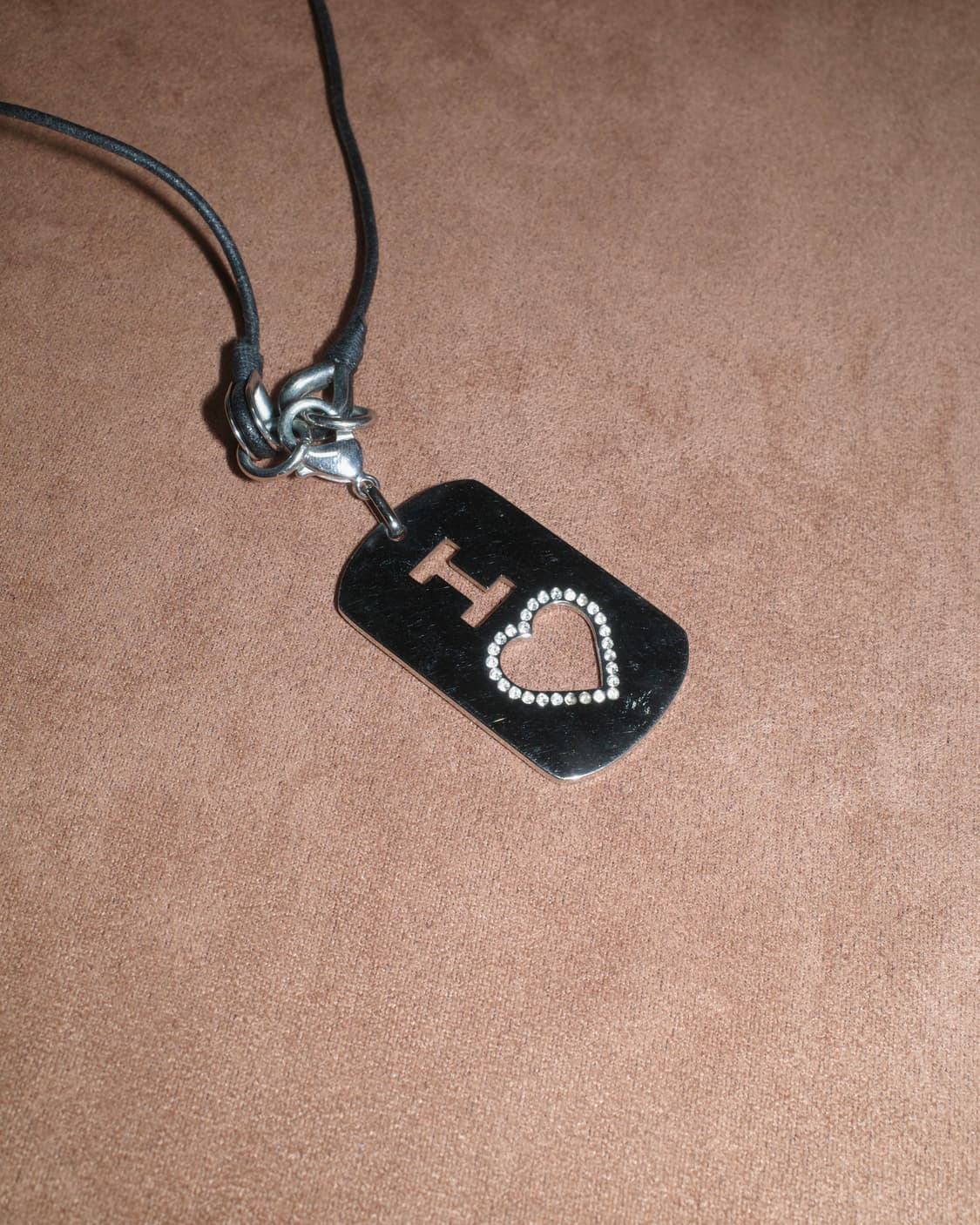 돌체앤가바나 도그택 레더 스트링 목걸이 상품이미지2