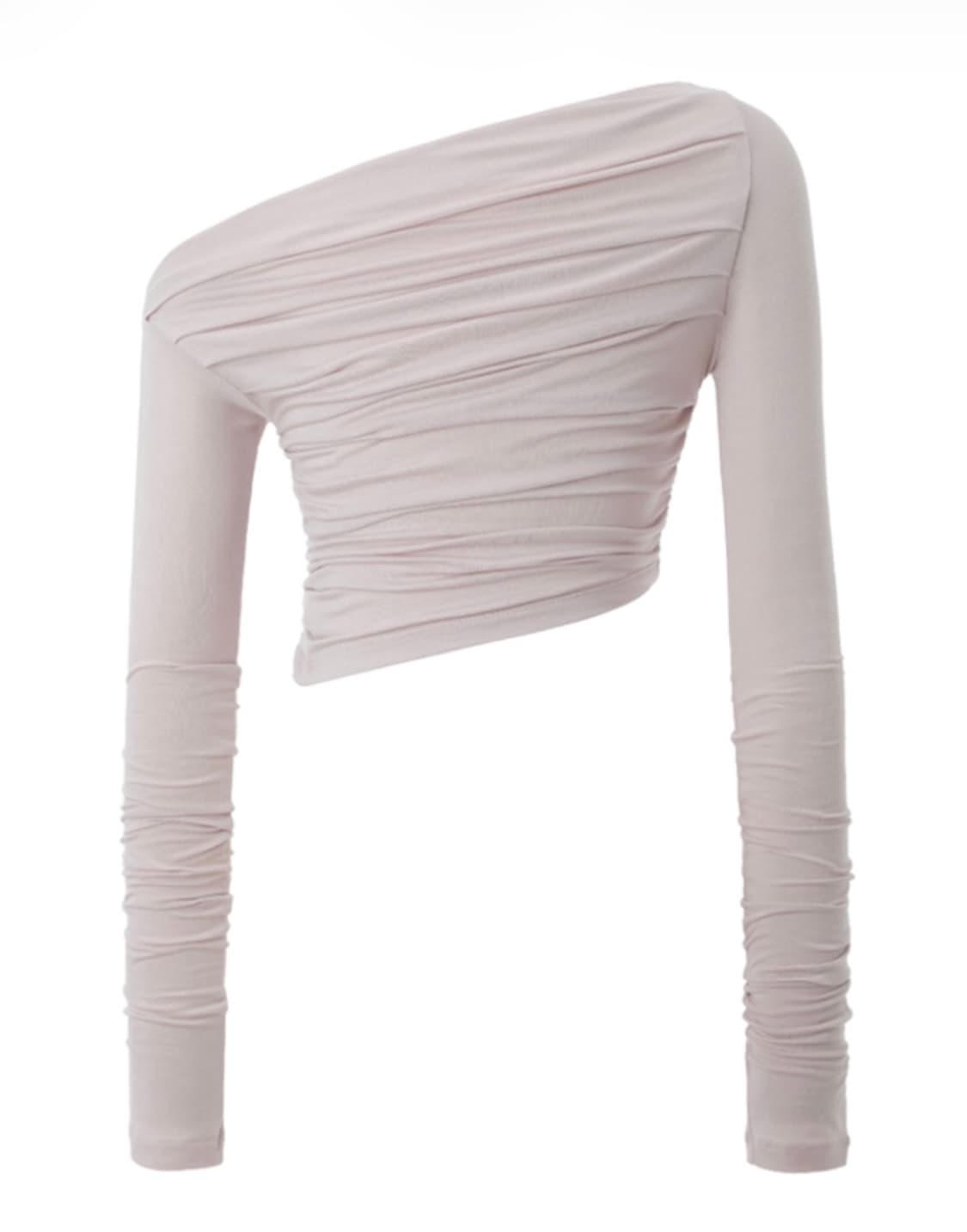 쓰리타임즈 드레이프 탑 핑크 상품이미지2