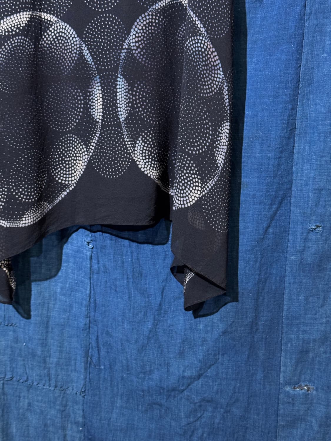24inch ) MAX MARA Dot Circle Silk Skirt 상품이미지8