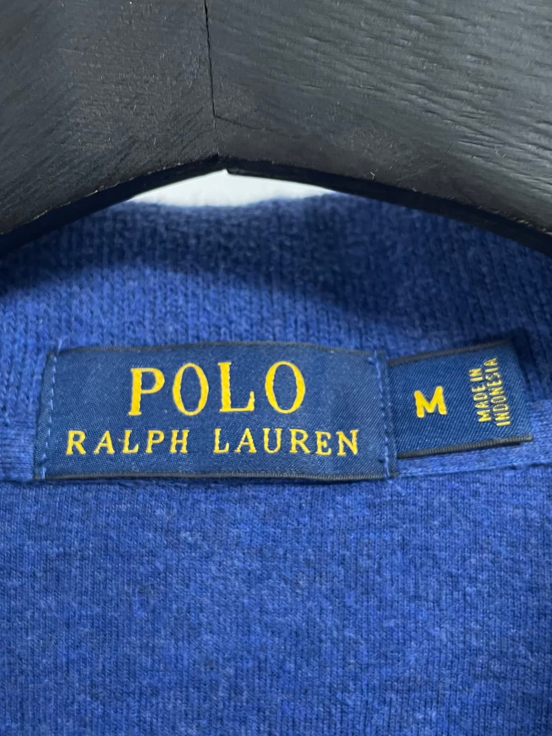 폴로 랄프로렌 코발트블루 반집업 맨투맨 (on.185) 상품이미지5