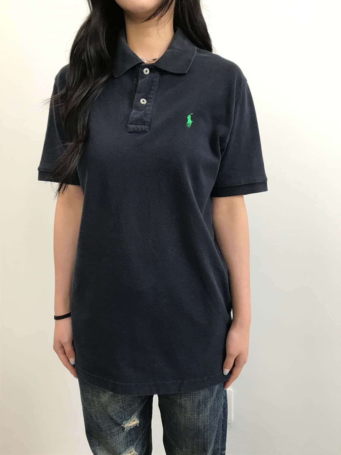 Polo Pony Black Polo Shirt 상품이미지2