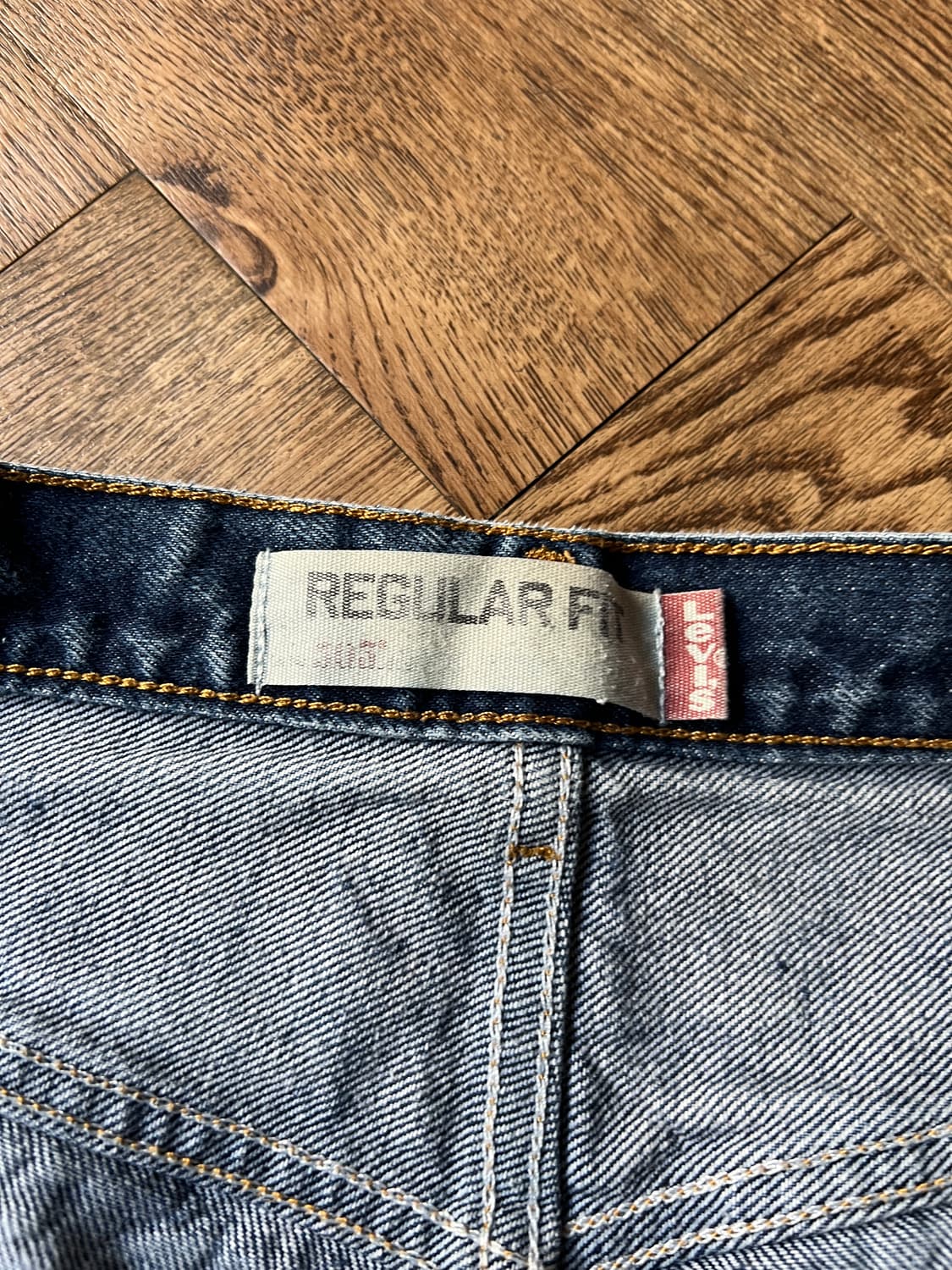 [36]00's 리바이스 USA 505 맥시코제 빈티지 워싱 데님 팬츠 상품이미지5