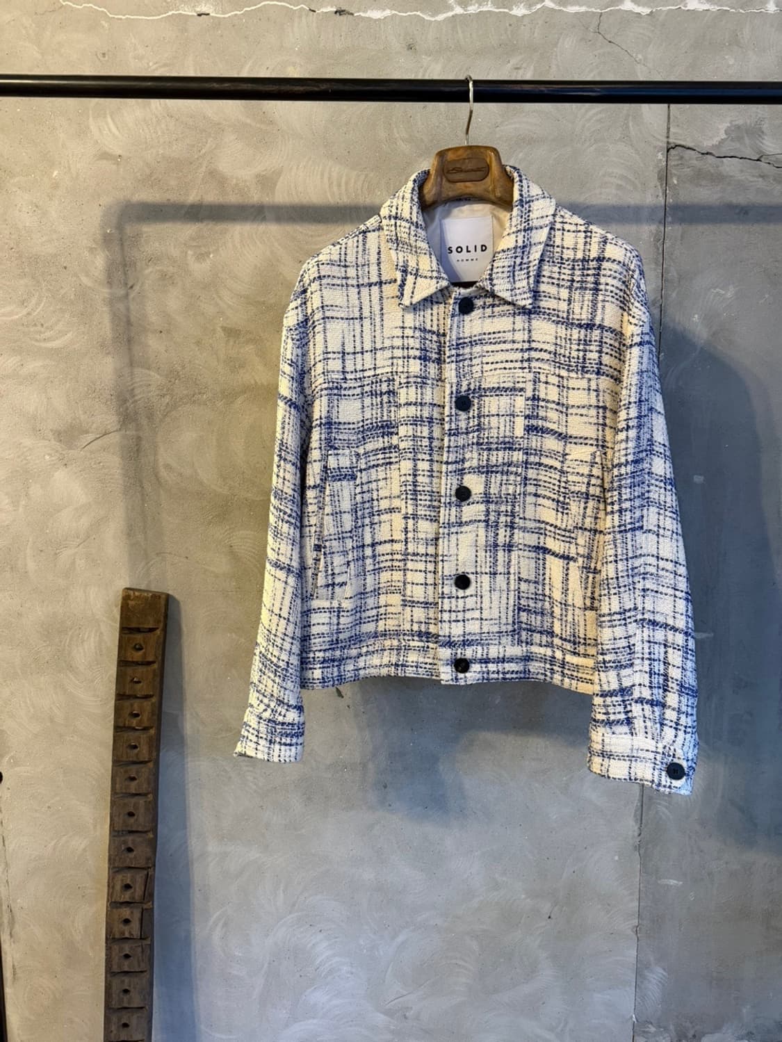 솔리드옴므 트위드 블루종 100 상품이미지1