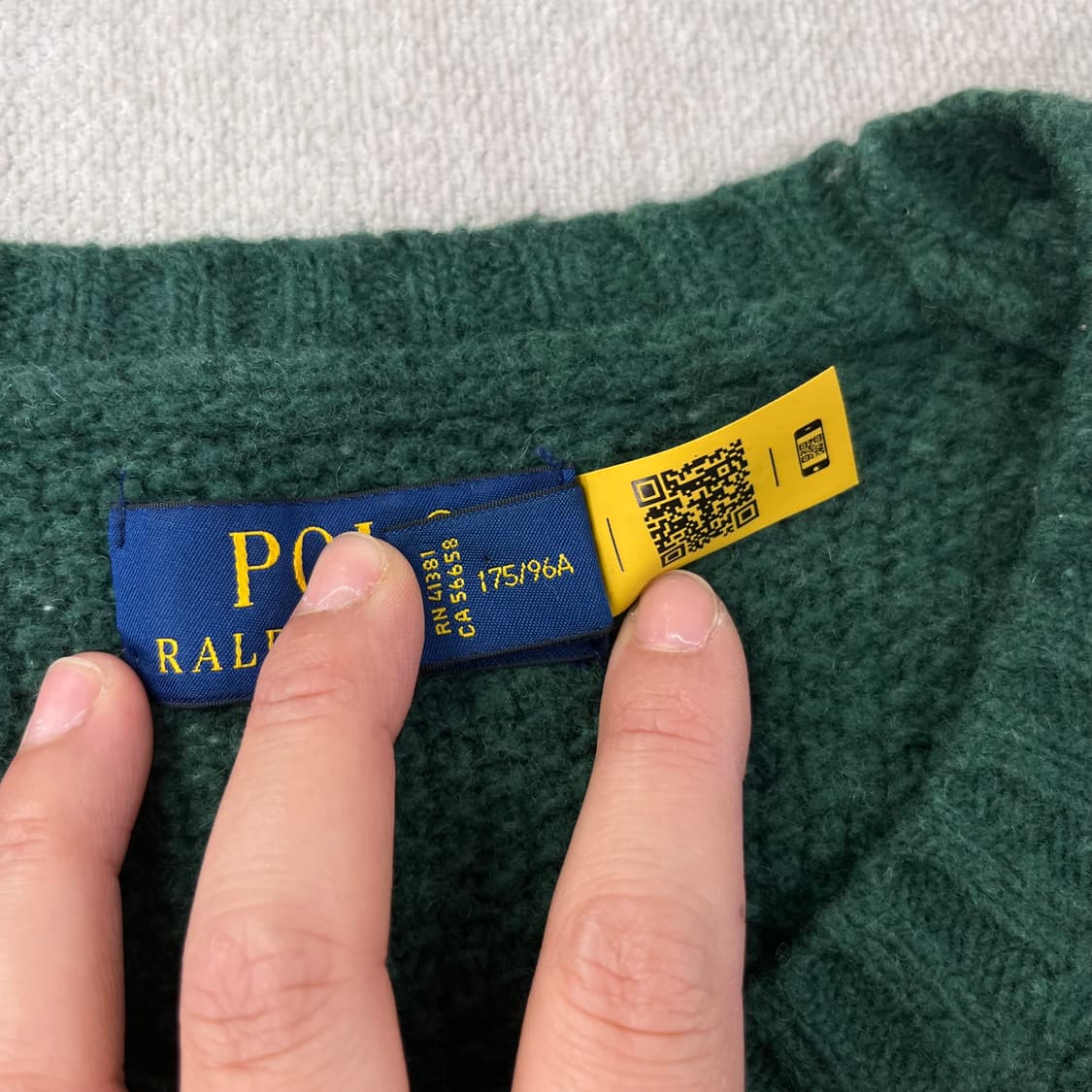 95 폴로랄프로렌 신형라벨 울 니트 상품이미지5