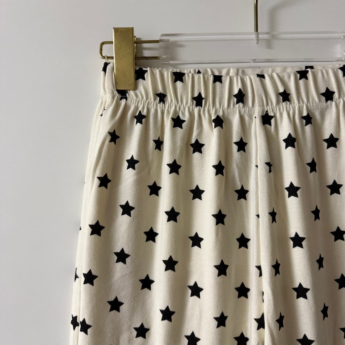 새상품 여자 별 부츠컷 츄리닝 바지 (아이보리) 상품이미지3