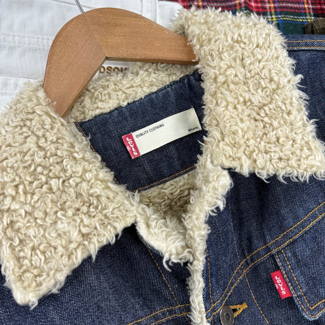 리바이스 쉐르파 데님 자켓 (M)   상품이미지4