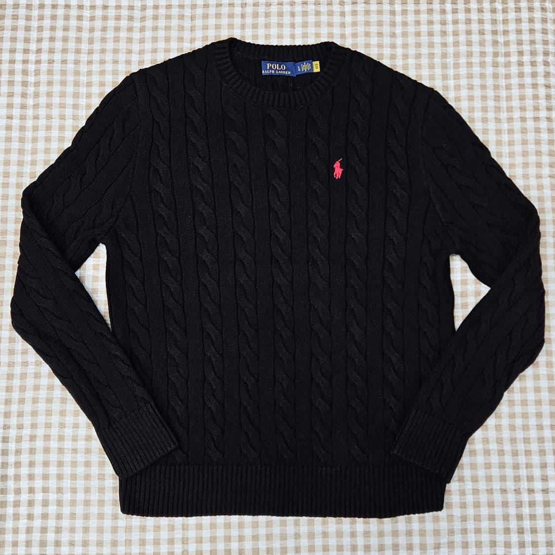 폴로 랄프로렌 케이블 면니트 남자100 상품이미지1