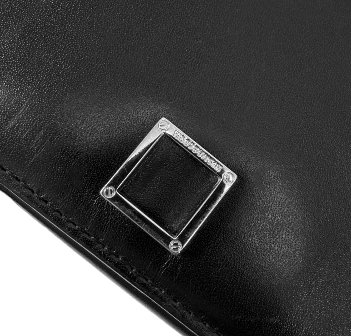 우영미 스퀘어 로고 메신저 미니 크로스백 블랙 W213BA03635B 상품이미지7