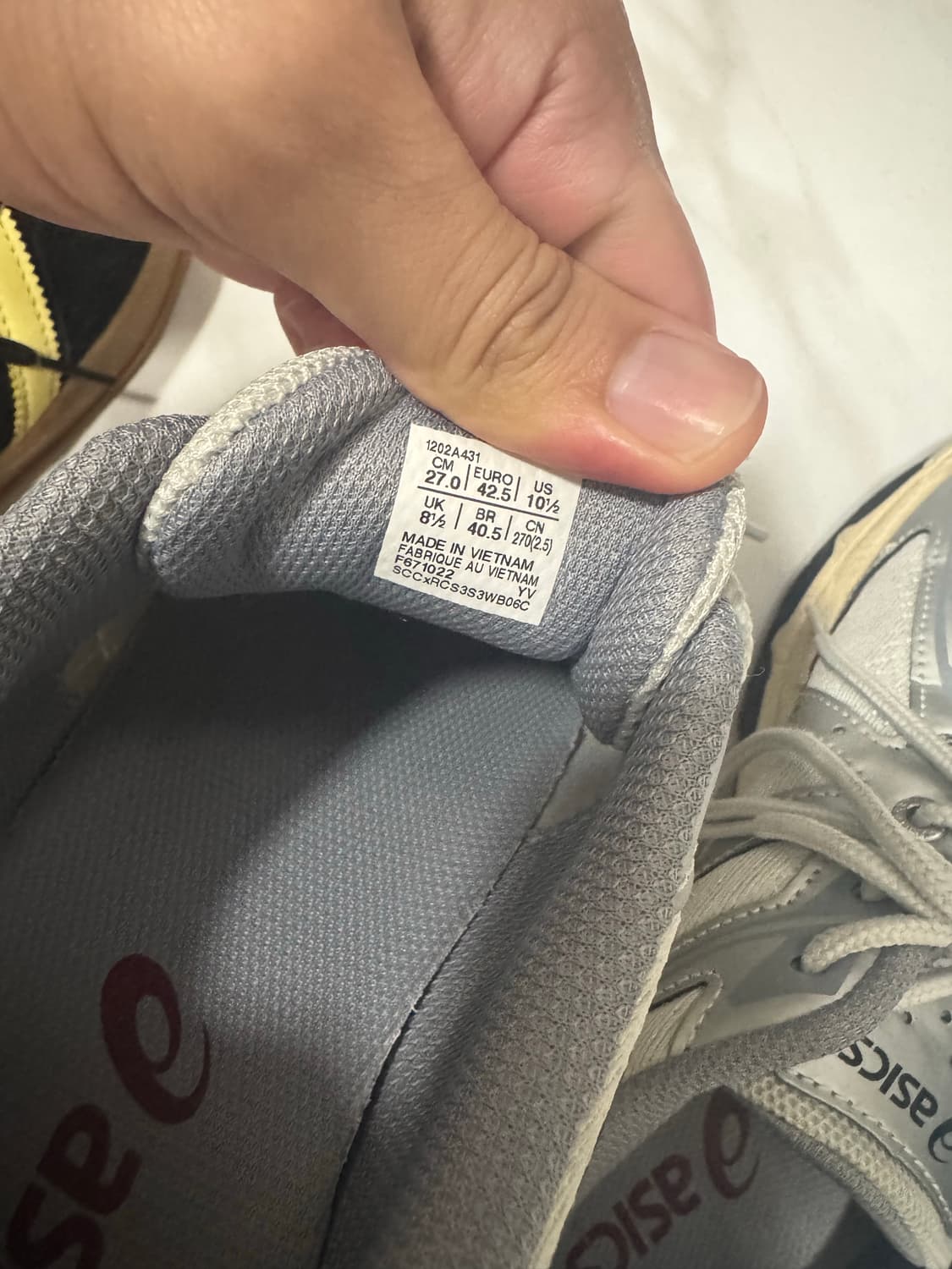 아식스 젤 벤쳐 6 글레이셔 그레이 270 상품이미지4