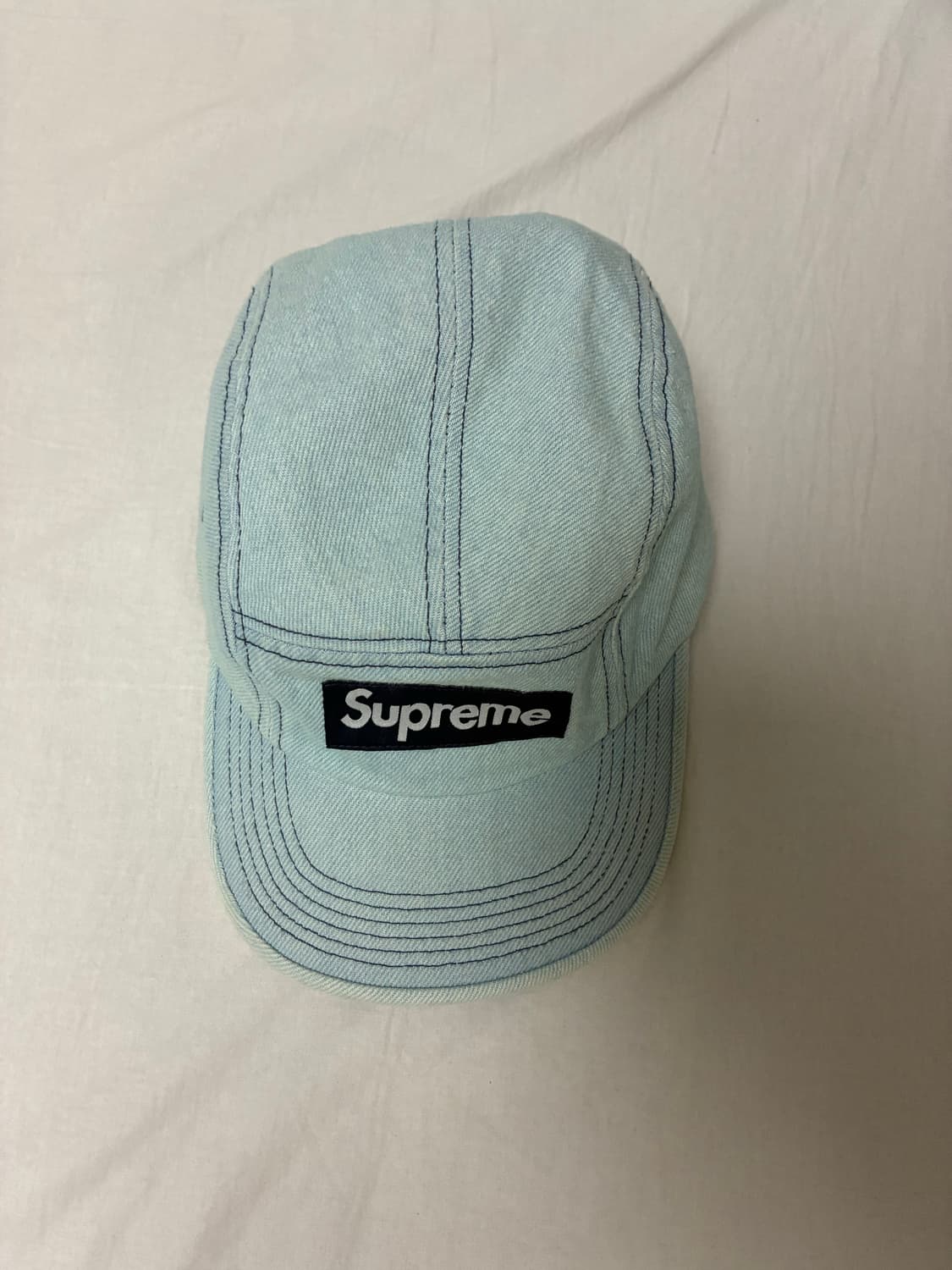 슈프림 데님 캠프캡 상품이미지1