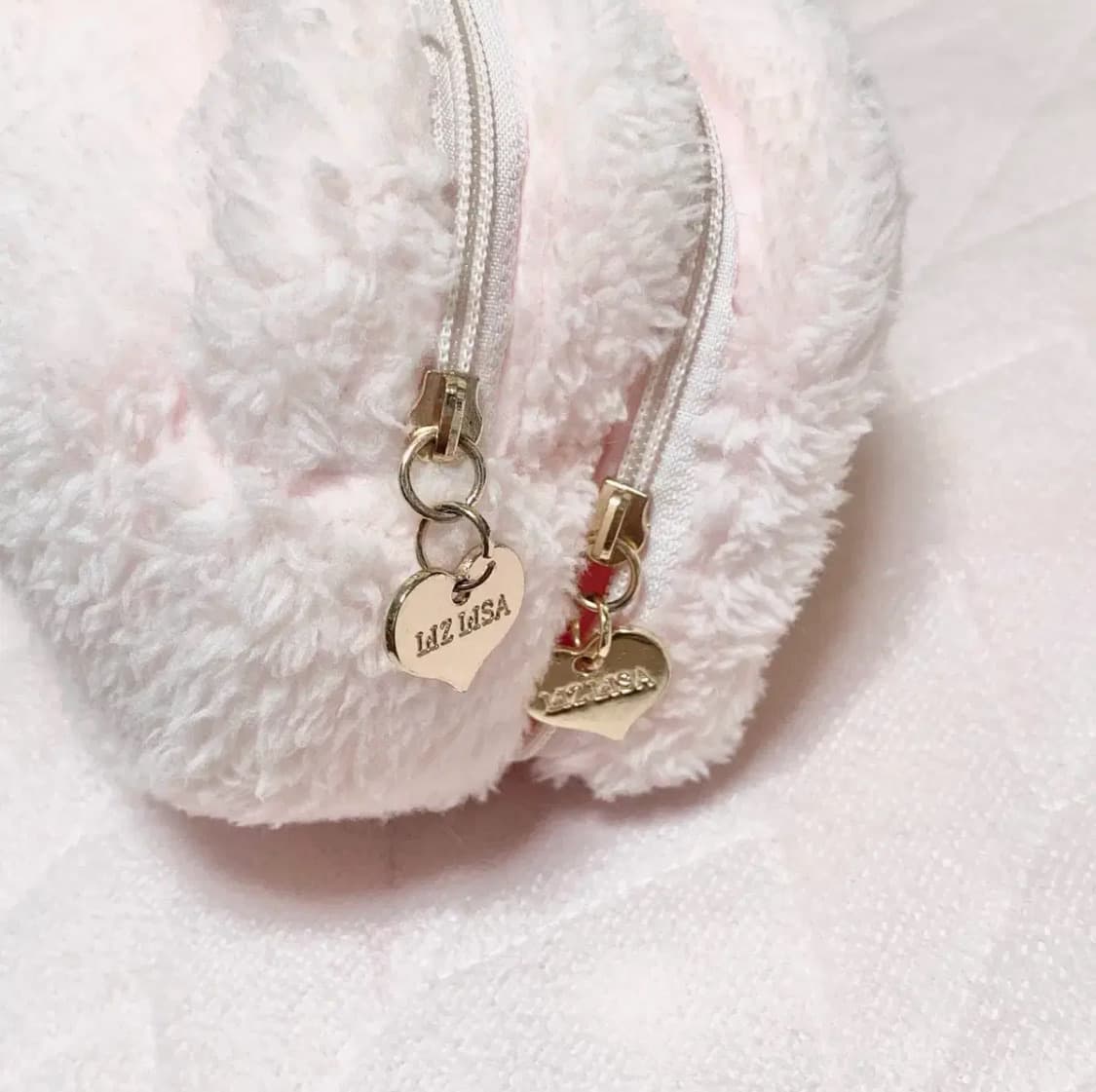 Lizlisa 리즈리사 왕리본 후와후와 파우치 흰핑 히메 빈티지 상품이미지4