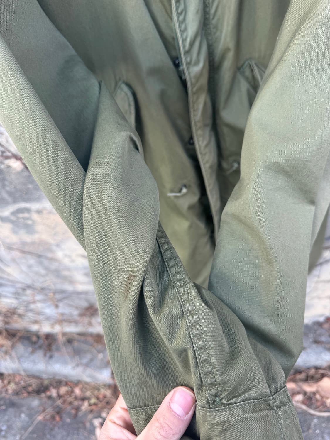 60s m51 미군 오리지널 피쉬테일 파카 쉘 m65 자켓 코트 상품이미지8