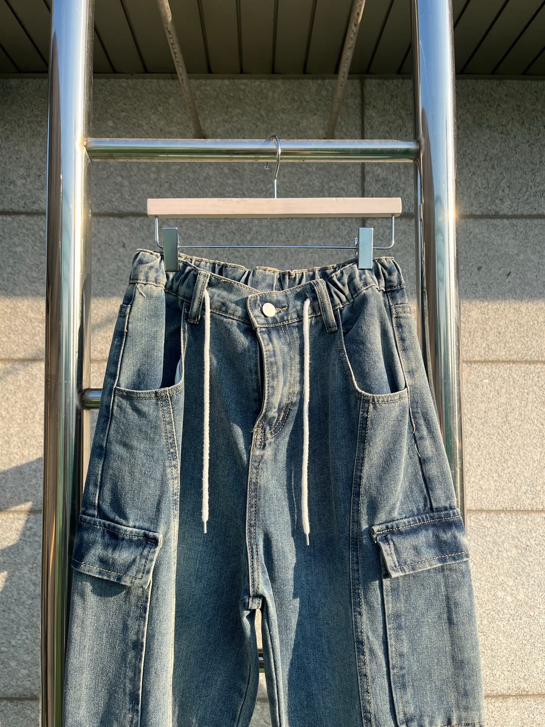 빈티지 데님 포켓 팬츠  상품이미지2