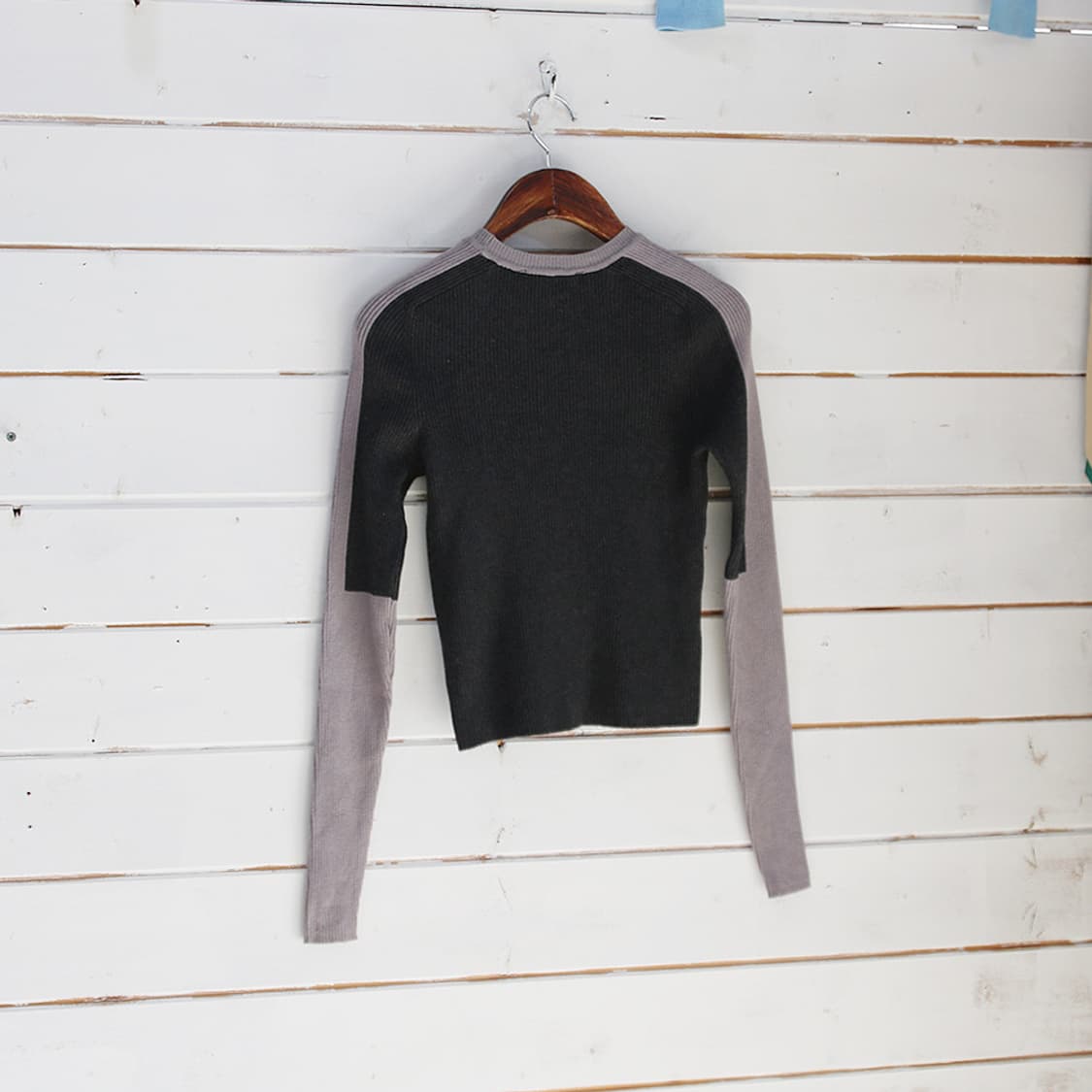 ZARA 크롭 골지 니트 (여성용 S) 상품이미지3