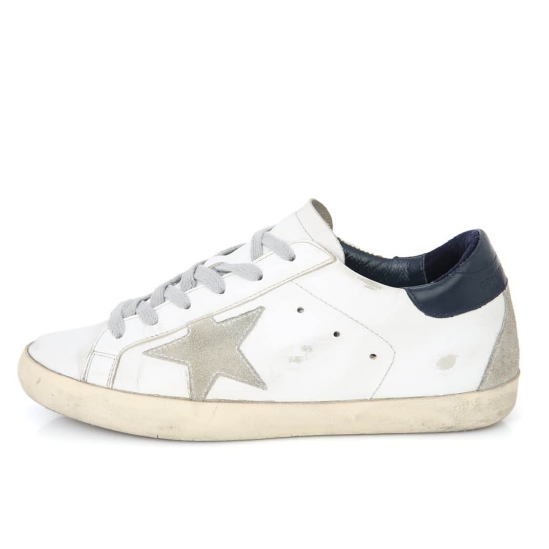 골든구스 슈퍼스타 스니커즈 스타 블루 힐탭 운동화 GWF00102 상품이미지6