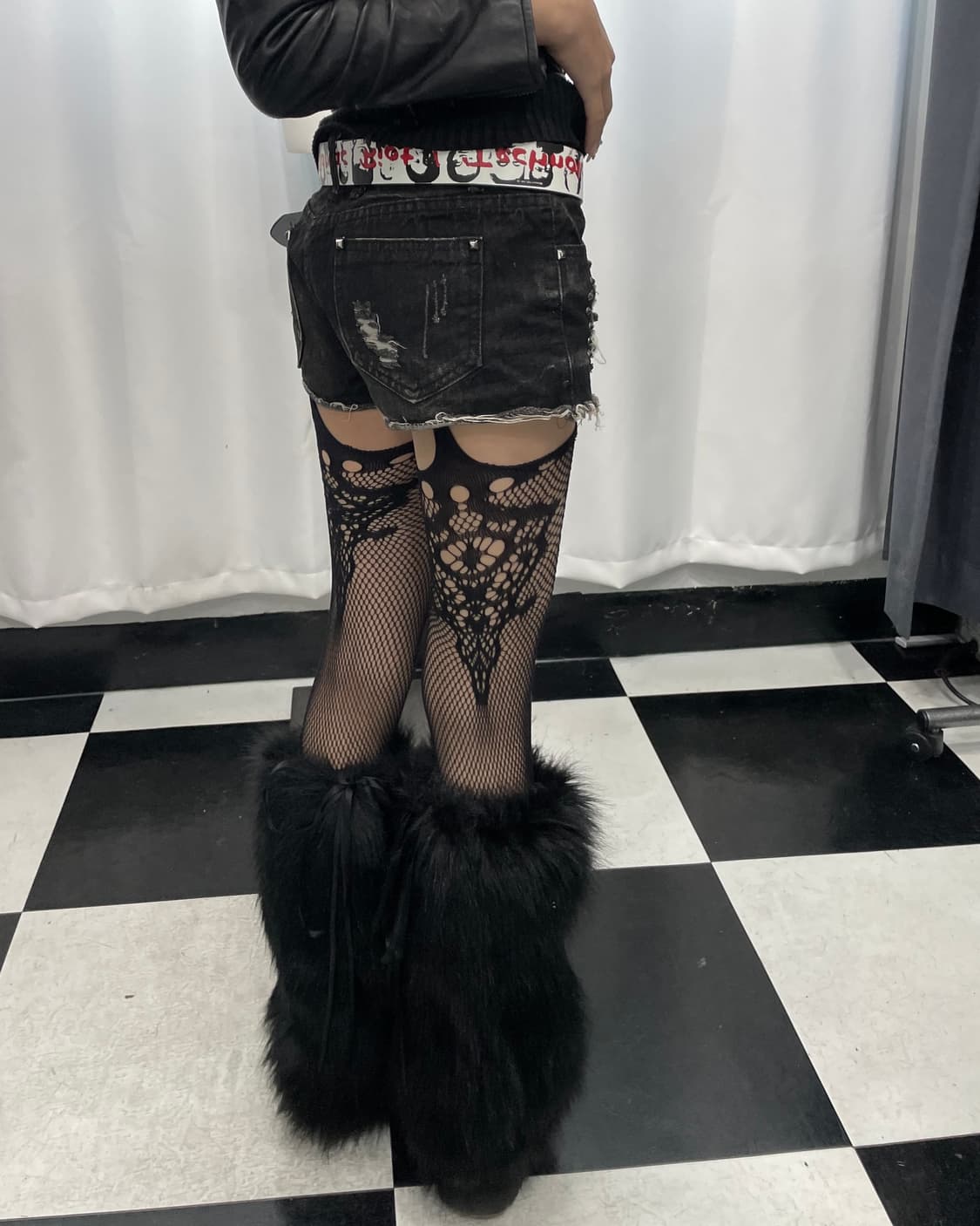 🎸블랙 스터드 숏츠🎸 상품이미지3