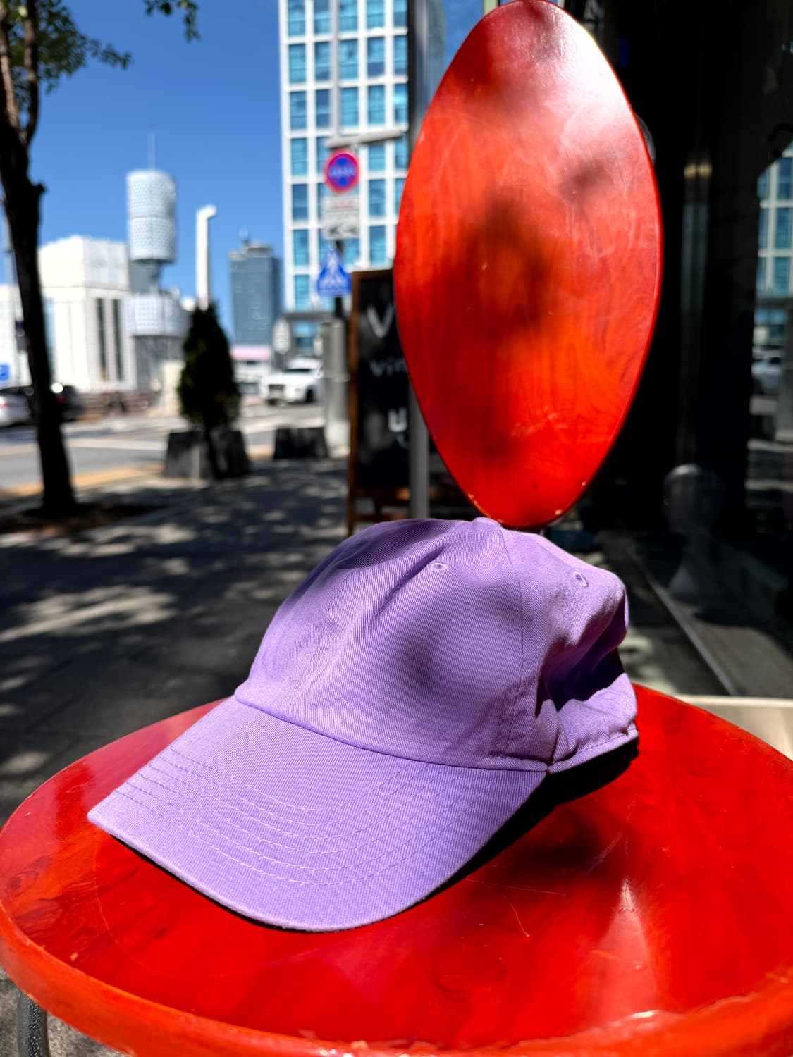 Newhattan Classic Purple Cotton Cap 상품이미지1