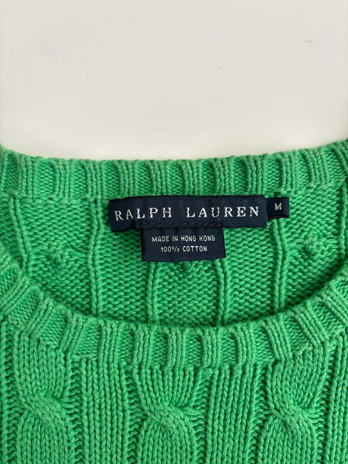 폴로 랄프로렌 케이블 걸즈 크루넥 니트(M) 상품이미지4
