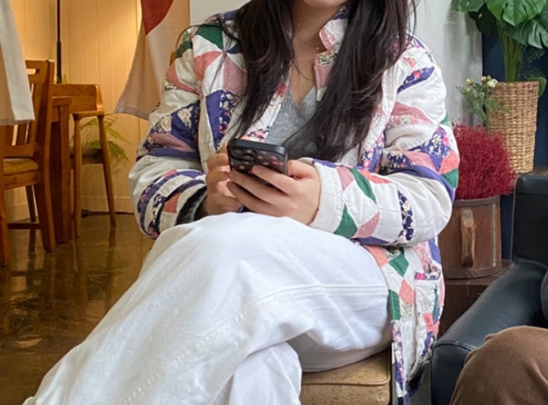 American vintage Quilt jacket 퀼트자켓 상품이미지3