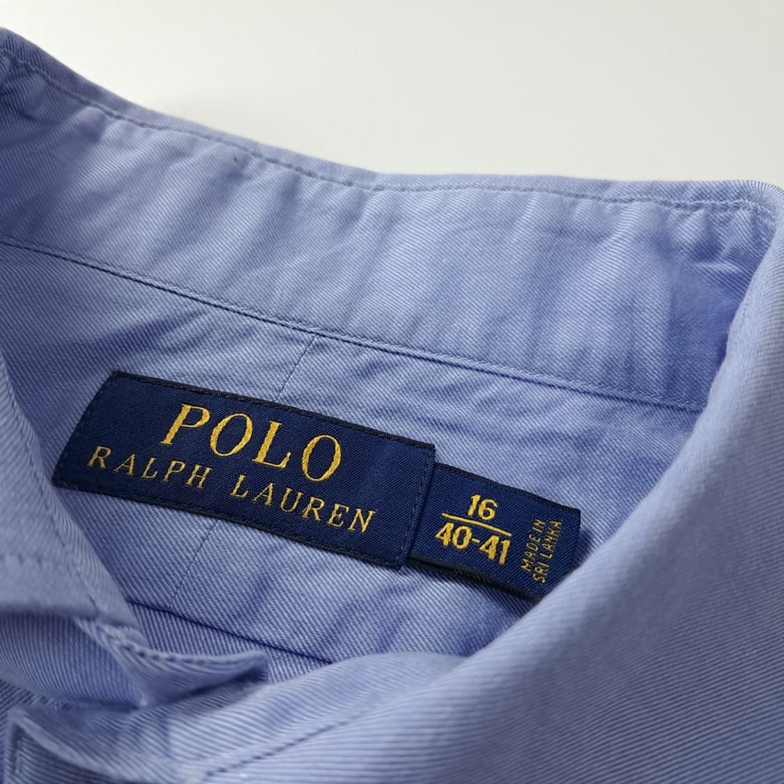 CK408 L 폴로 트윌 스프레드칼라 클래식블루 셔츠 남방 상품이미지3