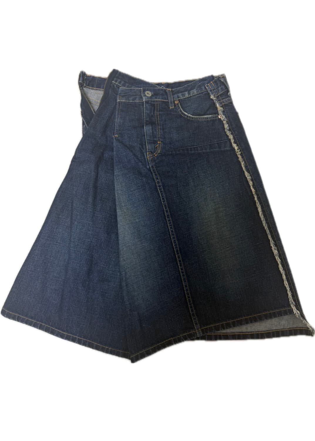 꼼데가르송 준야와타나베 언발데님스커트 상품이미지1