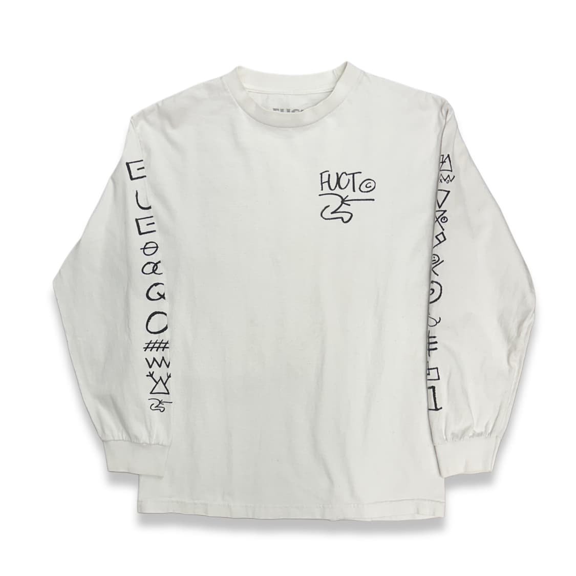 00s FUCT Hieroglyph 롱슬리브 M 상품이미지2
