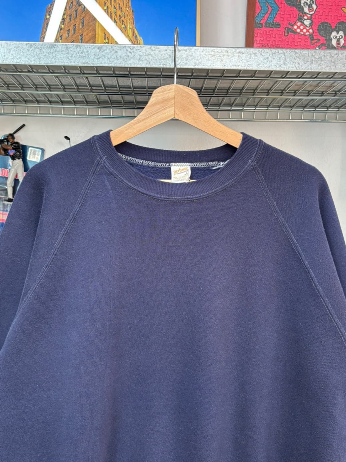 80s Sportswear Blank Raglan Sweatshirt 상품이미지3