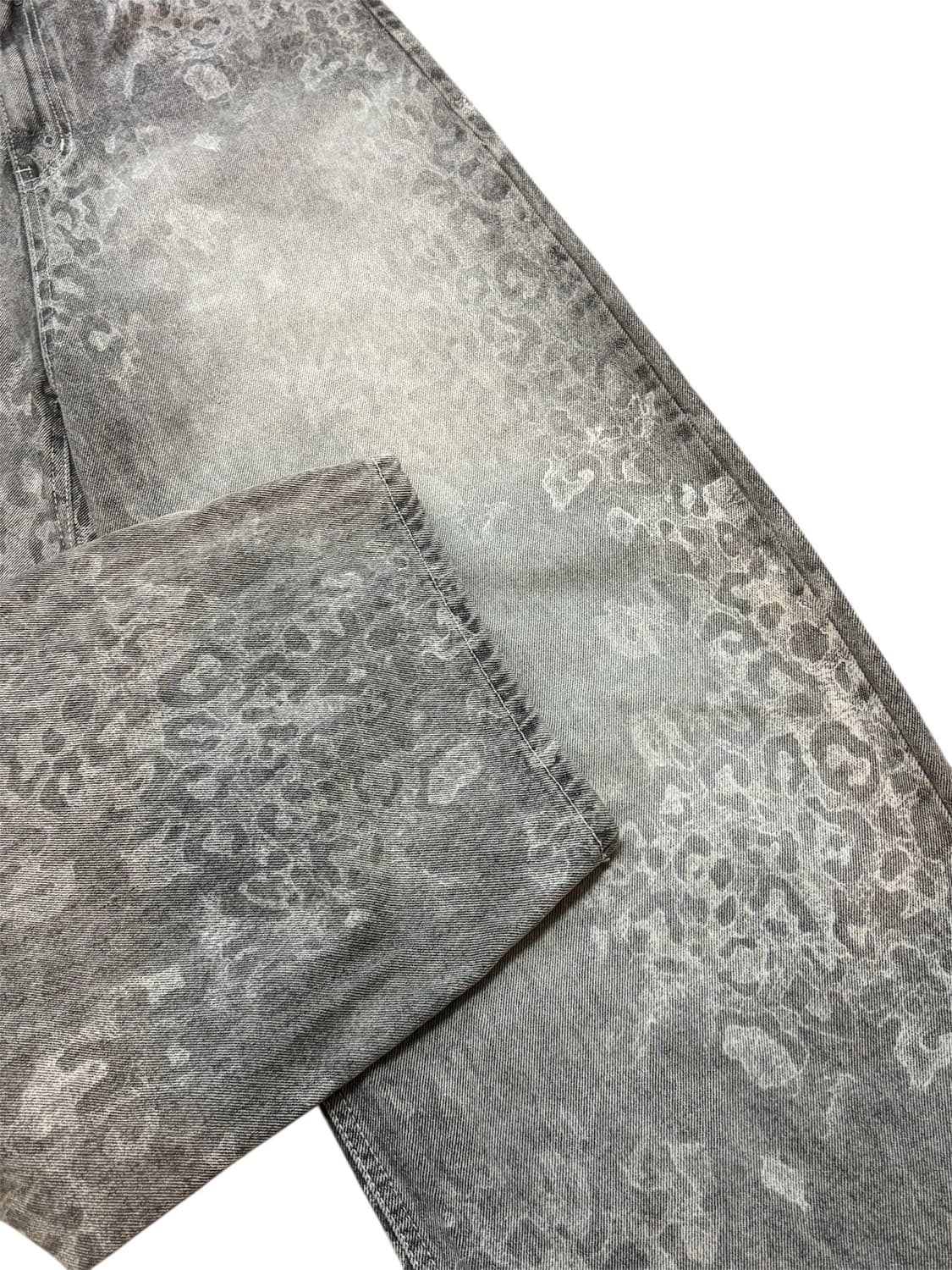 OOTJ 레오파드 그레이 데님 팬츠 상품이미지6