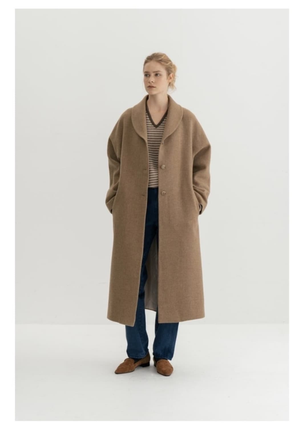 문달 코트 shawl collar coat 상품이미지1