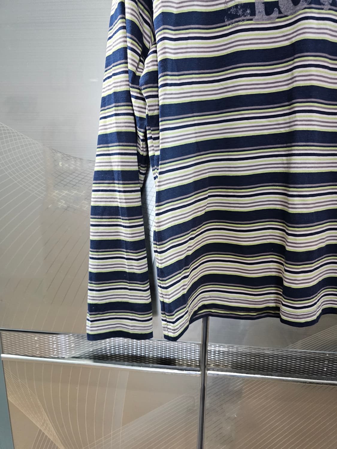 새.상.품 Addslow 스트라이프 긴팔티 애드슬로우 빈티지 레터링 0싸 상품이미지3