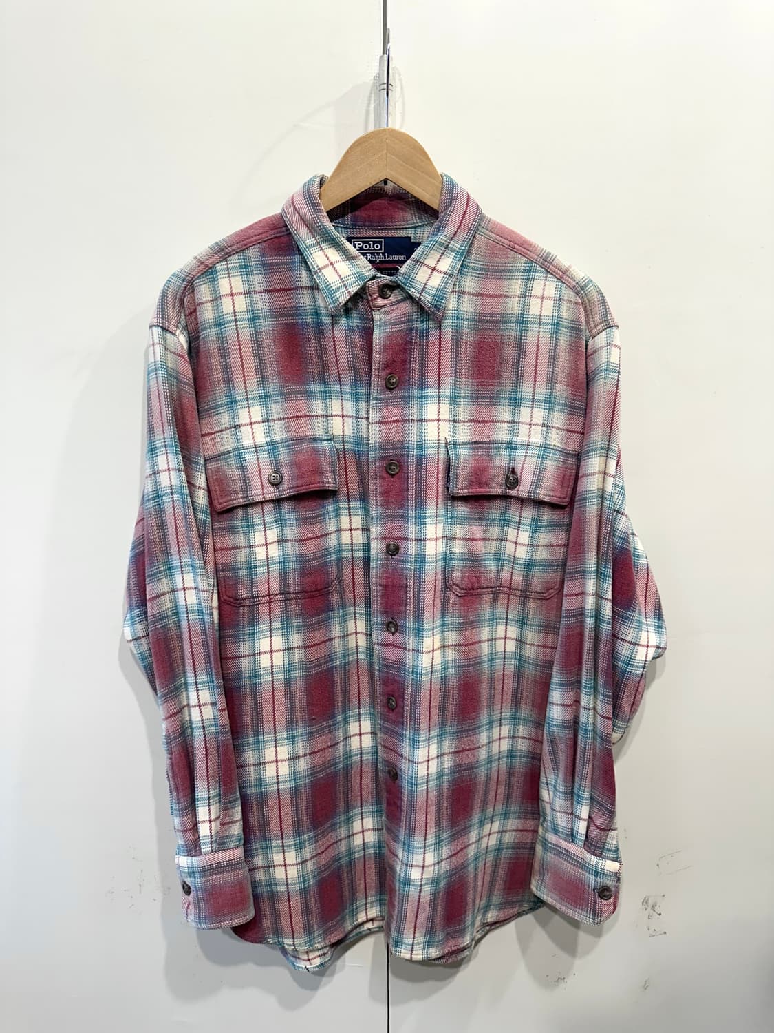 폴로 랄프로렌 플래드 체크 셔츠 상품이미지1