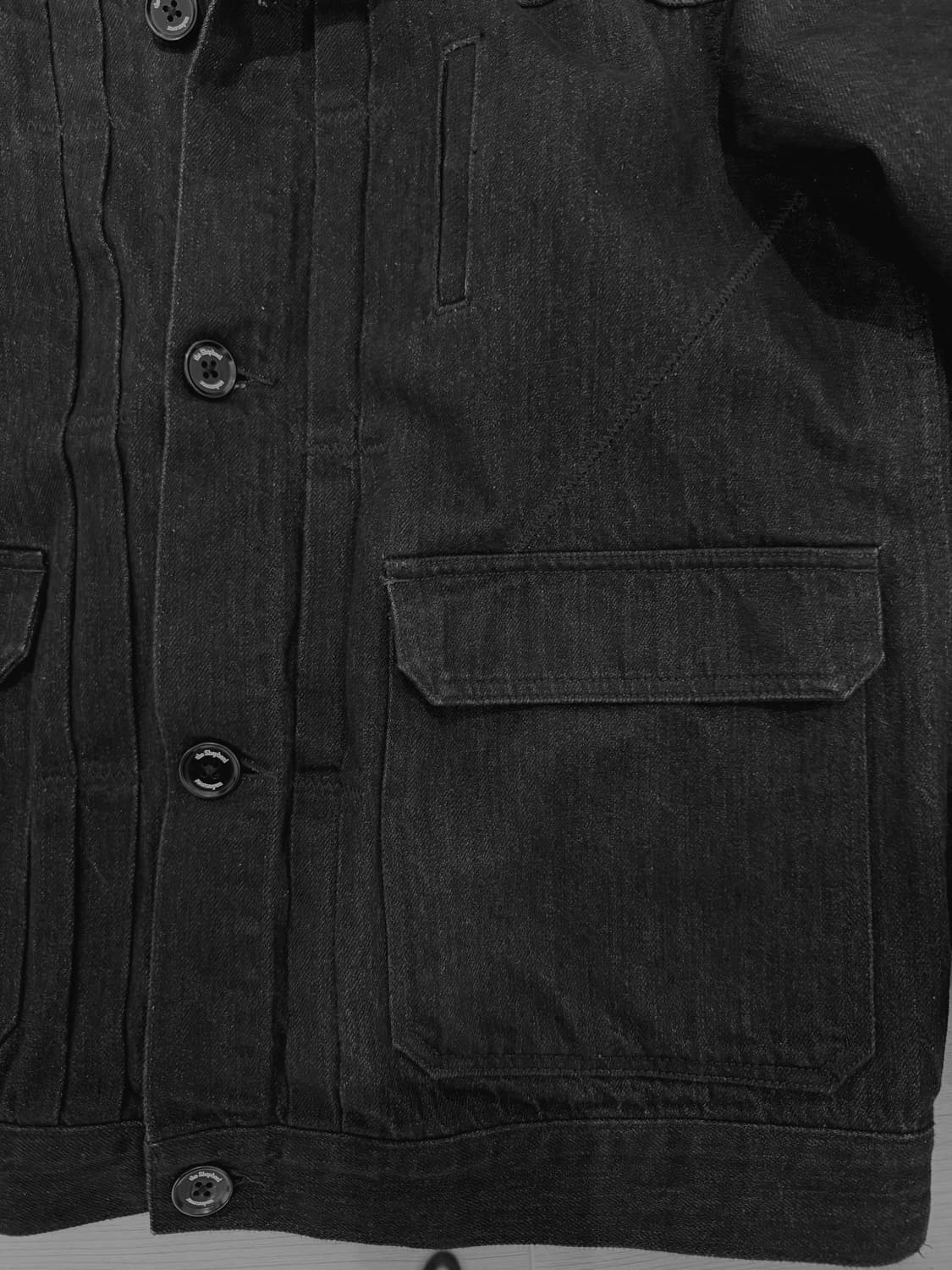 undercover  the shepherd 블랙 데님 자켓 상품이미지9