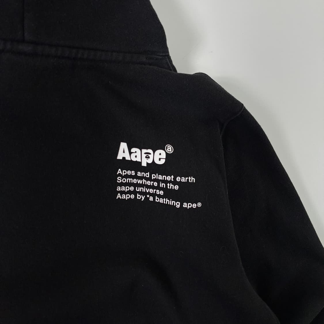 Aape  에이프 블랙 후드티  상품이미지6