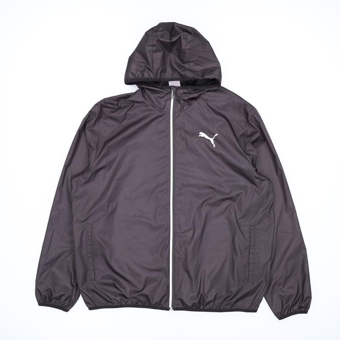 [US XL] 푸마 스몰로고 후드 바람막이 자켓 블랙 3940 상품이미지1