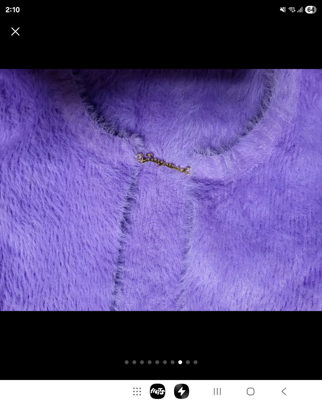 정품 자끄뮈스 라마이유 네브 망슈 가디건 연보라  상품이미지7