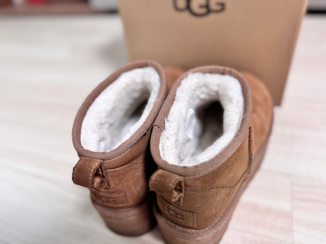 어그 클래식 울트라 미니 플랫폼 체스트넛 US7 상품이미지5