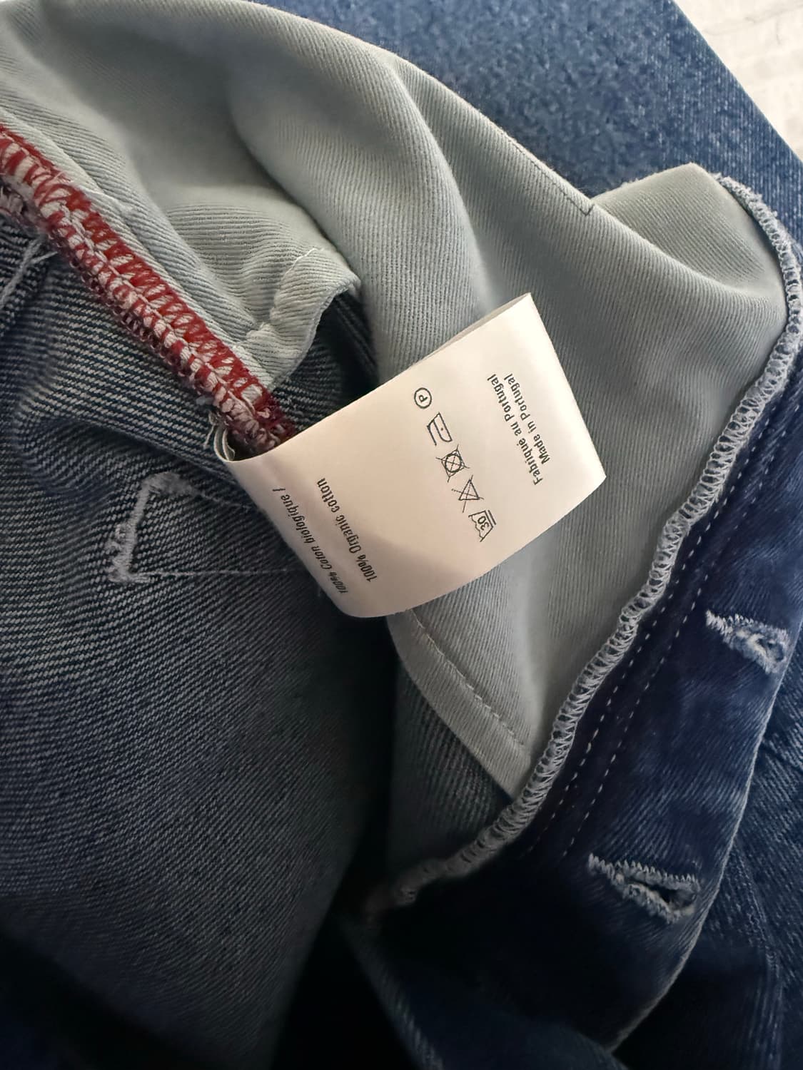 [31] Y/project 에버그린 비대칭 데님 아이스블루 상품이미지6