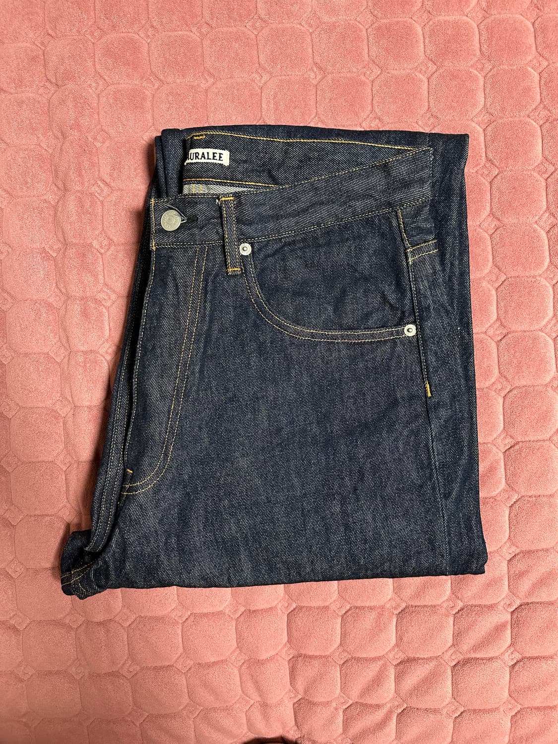 오라리 하드트위스트 와이드 데님 30 상품이미지1