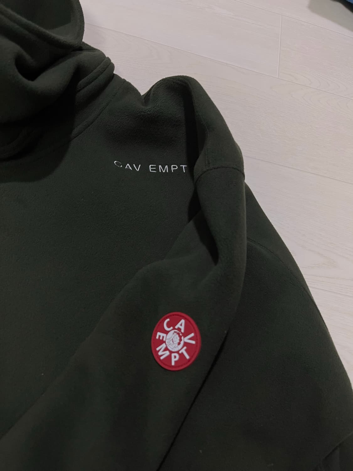 카브엠트 24fw 넥 스냅 플리스 후드 상품이미지2