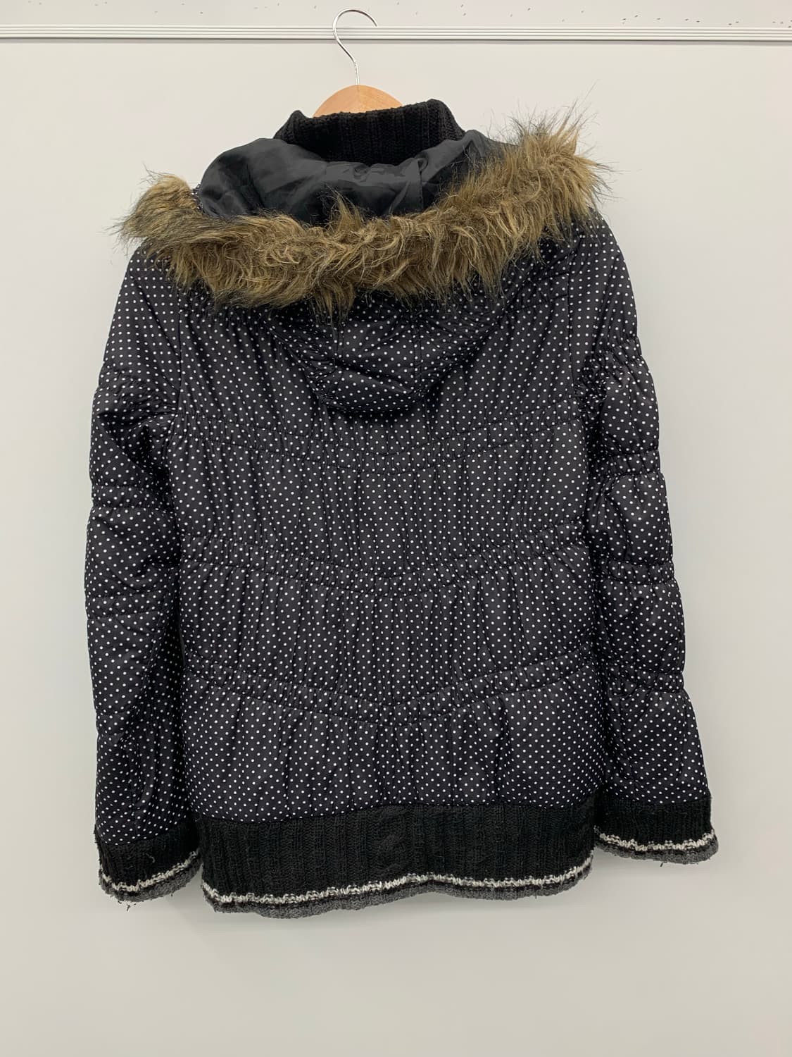 컨버스 퍼후드 도트 패딩 상품이미지7