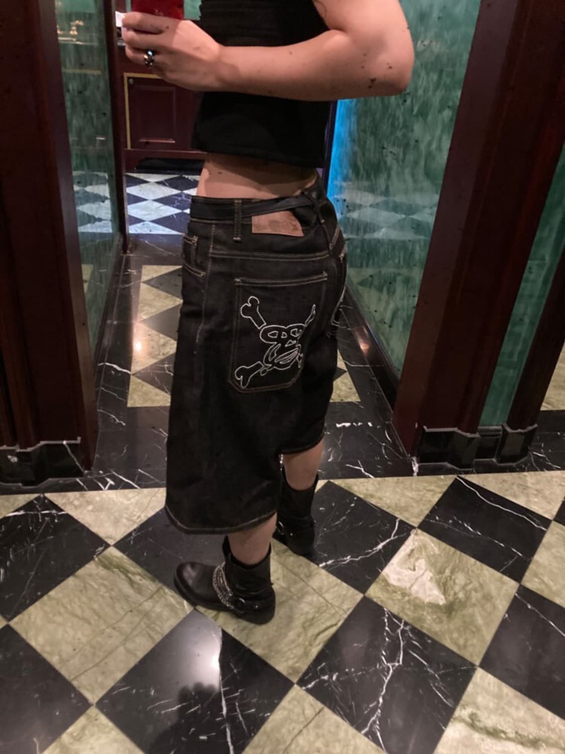 boylongface denim shorts 상품이미지5