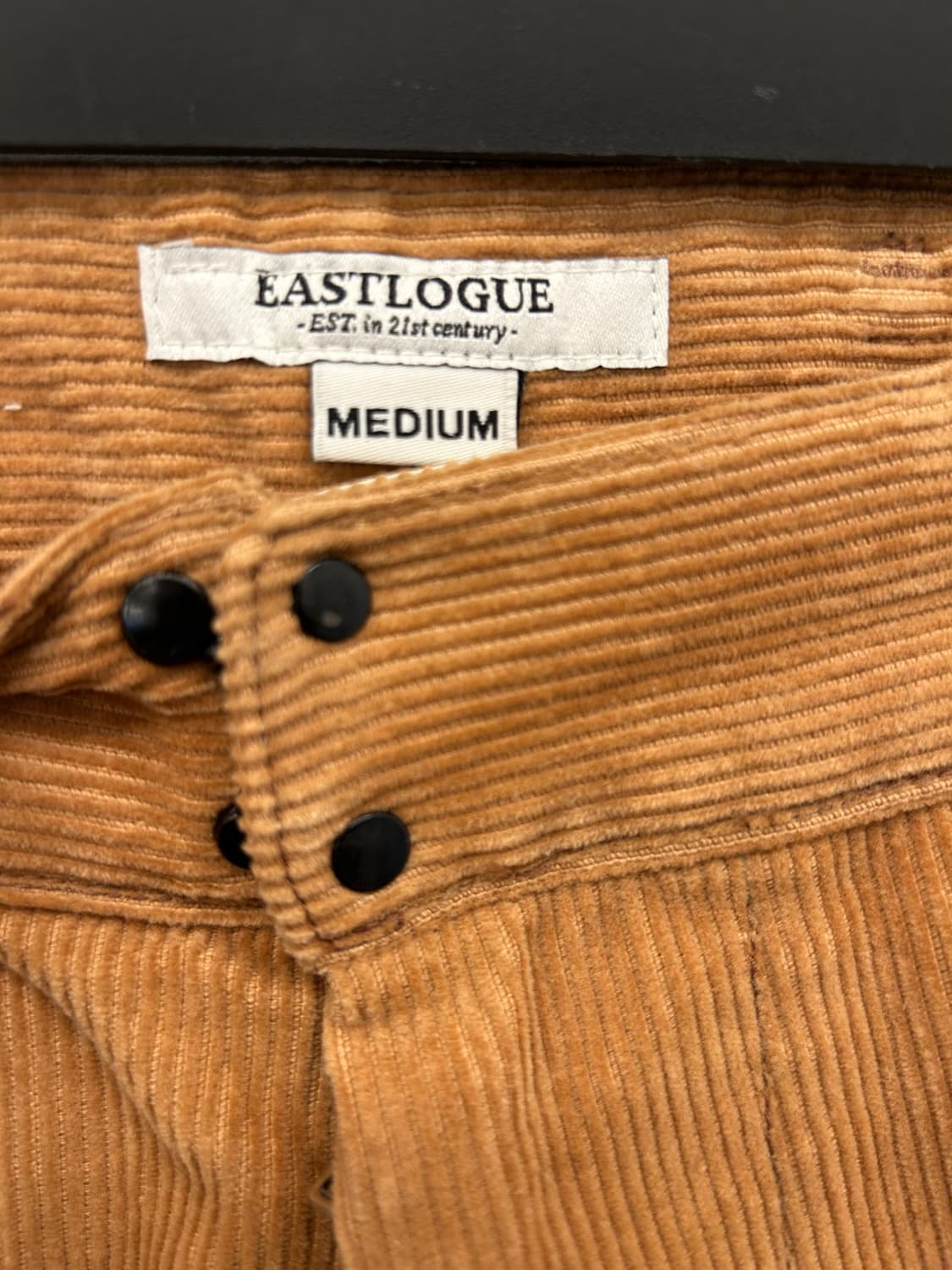 이스트로그 릴렉스핏 플리츠 코듀로이 트라우저 라이트 브라운 M 상품이미지3