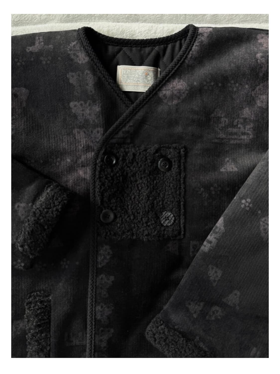 [새상품]한땀한땀 누비 자켓 나비장/ 생활한복 상품이미지4