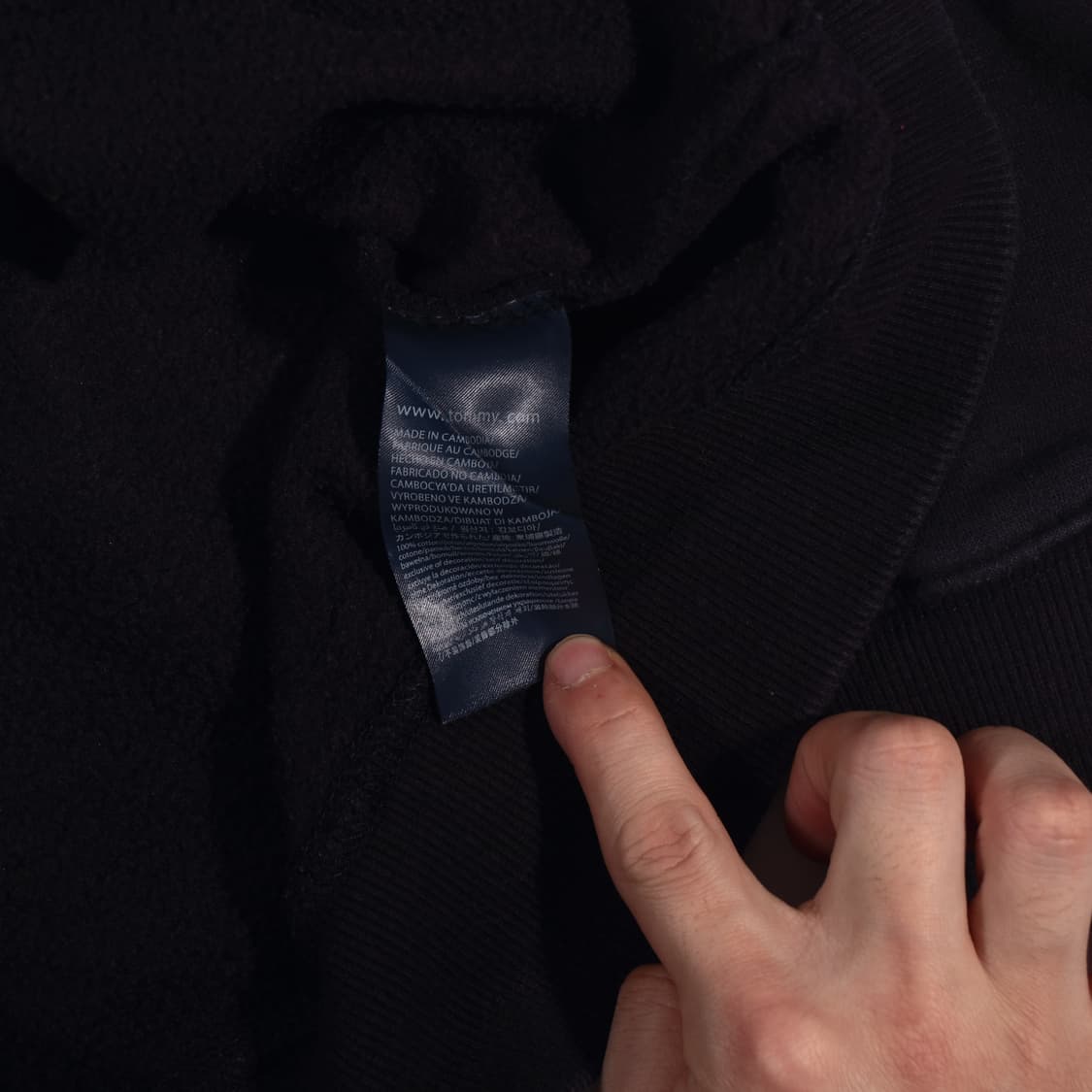 타미힐피거 로고 맨투맨 B352 상품이미지3